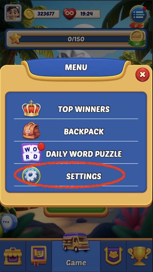 Delete Account Guide Step 2